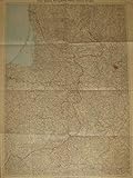  Topogr. Übersichtskarte Tilsit, Szawle, Königsberg, Kowno, Lomza, Grodno
