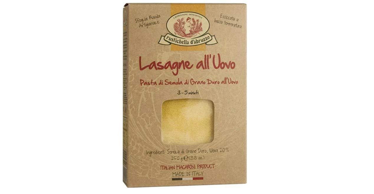 Rustichella Lasagna Egg, 8.8-Ounce Boxes (Pack of 4)