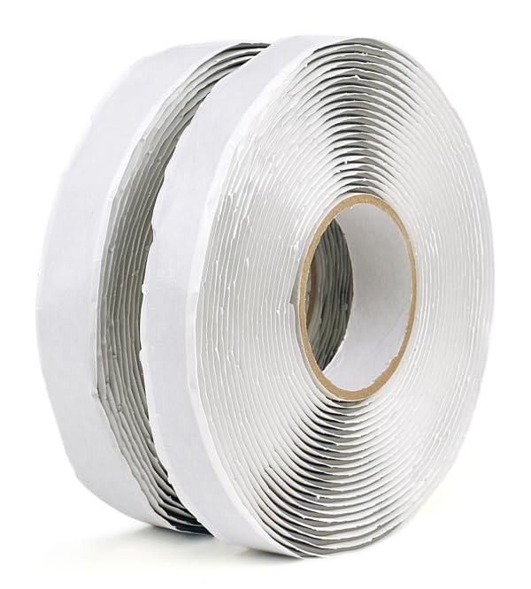 BOMEI PACK 2 Pack Butyl Seal Tape, 1/8inch x 1inch & 3/4inch x 30feet, Putty, Leak Proof Putty Tape for RV Repair, Window, Boat Sealing, Glass and
