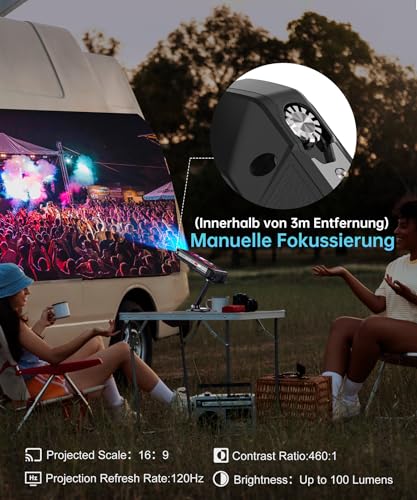 8849 Tank 3 Pro Outdoor Smartphone 5G, 23800mAh Android 14 Outdoor Handy mit Projektor, 36GB RAM+512GB ROM, 6,79" Wasserdicht Dual SIM Rugged Smartphone Ohne Vertrag, 2TBGB Erweiterbar/OTG/GPS – Bild 4