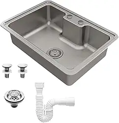 Docol Cuba de Sobrepor/embutir 64x44 para Cozinha DocolMassima Aço Inox - Cod.Novo: 90016115016 Cod.Antigo: 01611516