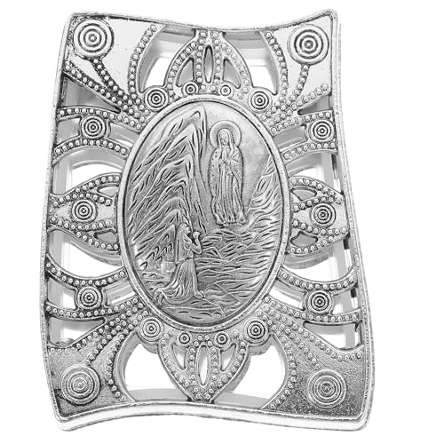 GALPADA Caja para Joyas Vintage de Aleación de Zinc en Color Plata Almacenamiento Seguro y Diseño Elegante para Obsequio de Aniversario o Día Madre