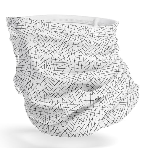 sanacci Neck Gaiter (Sketch Fashion 80 90S Pattern) Cooling Breathable Face Mask UV Protection Scarf Hiking Bandana for Men, Women, kids