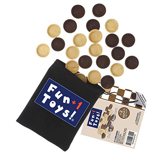 Fun+1 Toys! Wooden Chess and Checkers Set #TOP24