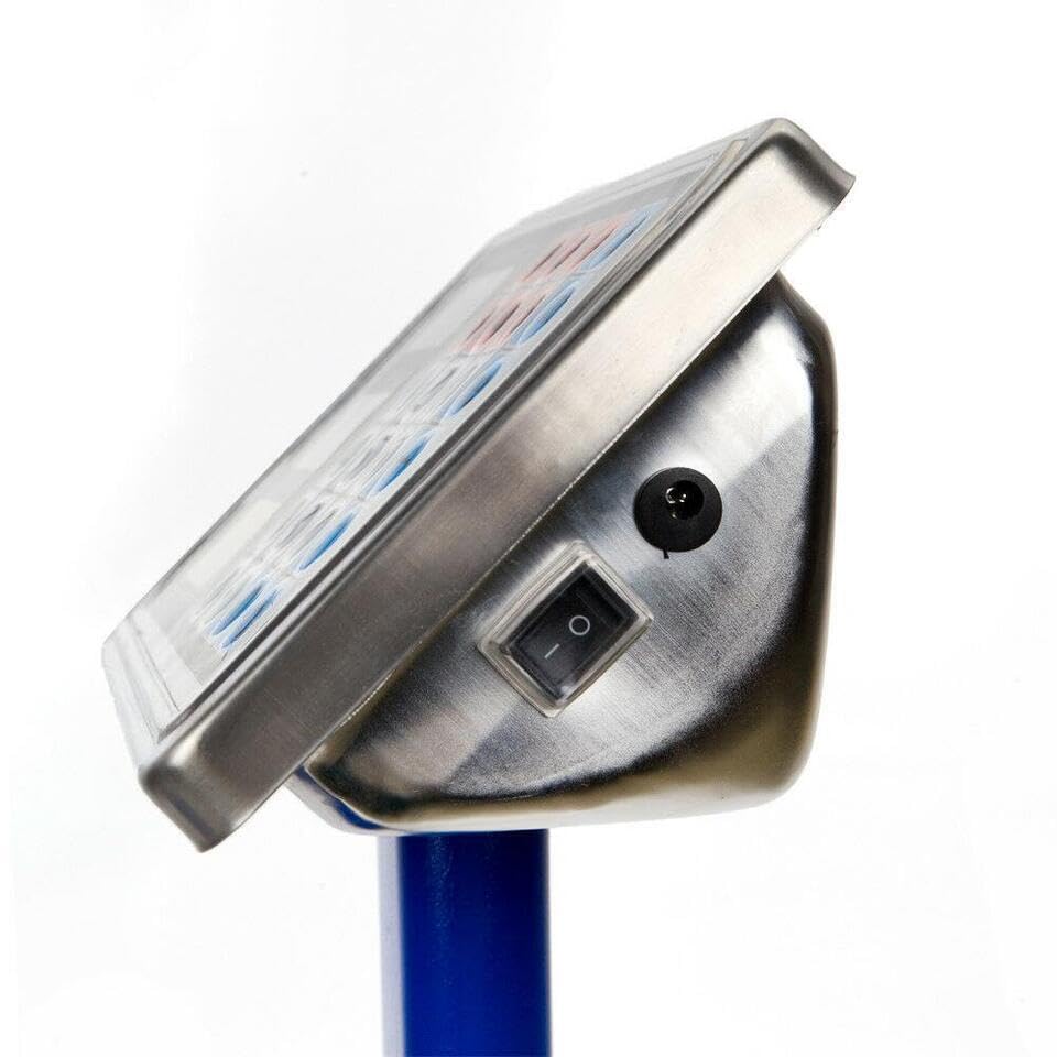 Báscula digital de piso y banco LCD 660lbs azul miniatura 3