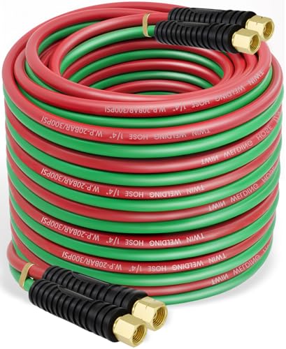 RX WELD 1/4 x 100FT Torch Hose 9/16-18 B Fittings