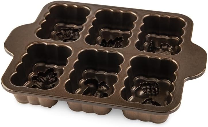 Nordic Ware Harvest Mini Loaf Pan, 5-Cup, Bronze - Image 5