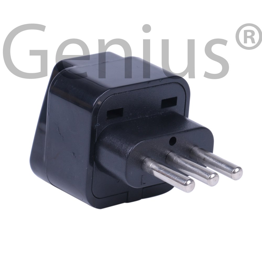 Sudafrica Adattatore Tipo M A 3 Perni Grandi Convertitore Presa UK A 3 Pin, Omologato BS 8546, Fusibile 13A Con Otturatore Di Sicurezza (1 Pezzo, Nero - Foto 13