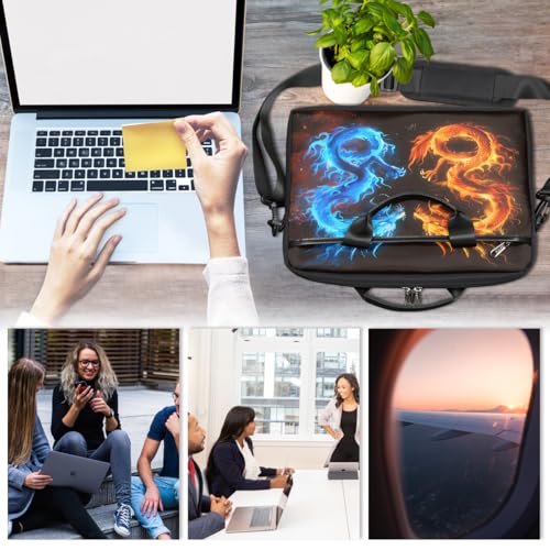 Bolso para laptop 15 pulgadas con correa ajustable miniatura 6