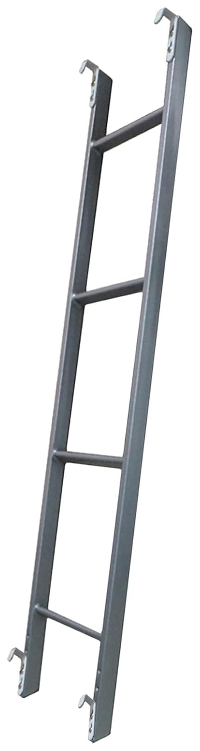 Escalera de litera robusta con toallero metálico para dormitorio infantil