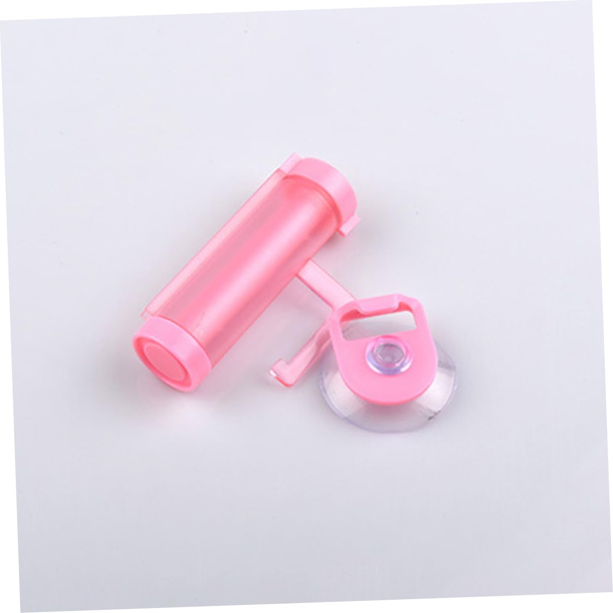 FRCOLOR Suction Cup Toothpaste Extruder Rolling Squeezer for Tubing Roll Reelable Facial Cream Creamy Paste Dispenser Random