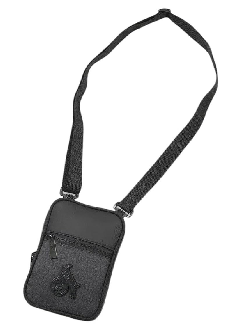 1. FC Köln Stadiontasche - All Black - klein Tasche Umhängetasche schwarz