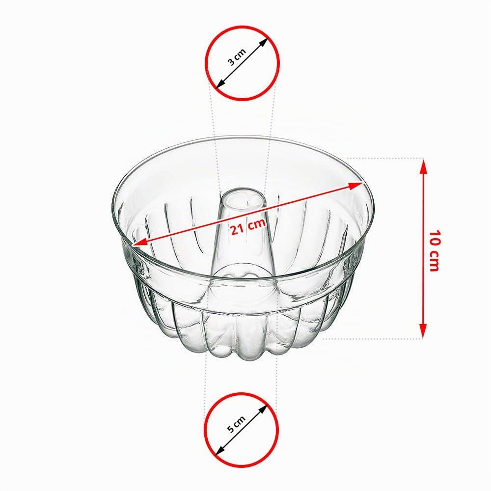 SIMAX Moule à Kuglof, Contenance 1,30 L, Dimension 21 x 10,5 cm - Verre Borosilicate très haute résistance - 5031
