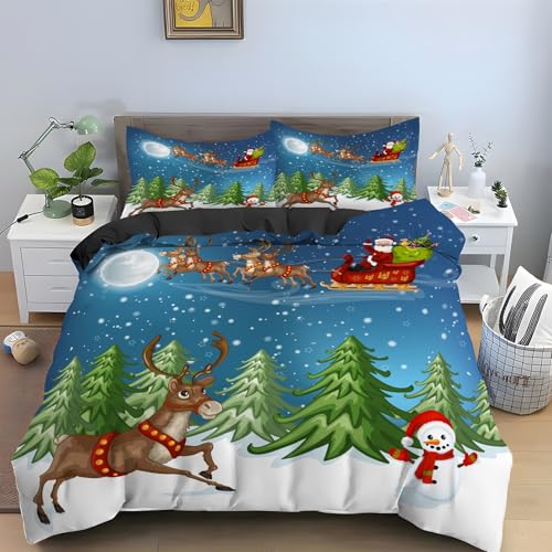 Housse de Couette Wapiti 200x200 en Microfibre Douce Finition Premium - 2