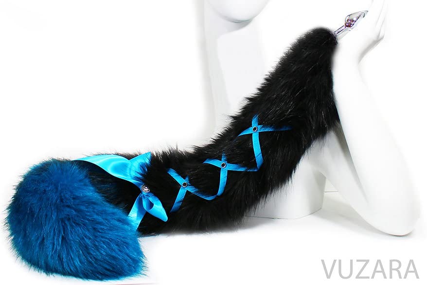 Fox Tail Butt Plug Tail Cat Tail Butt Plug Black Cat Tail Plug Tail and Ears Set Fox Tail Anal Plug Anal Sex Toy Fox Ears Headband Cat Ears Headband Vuzara - 30