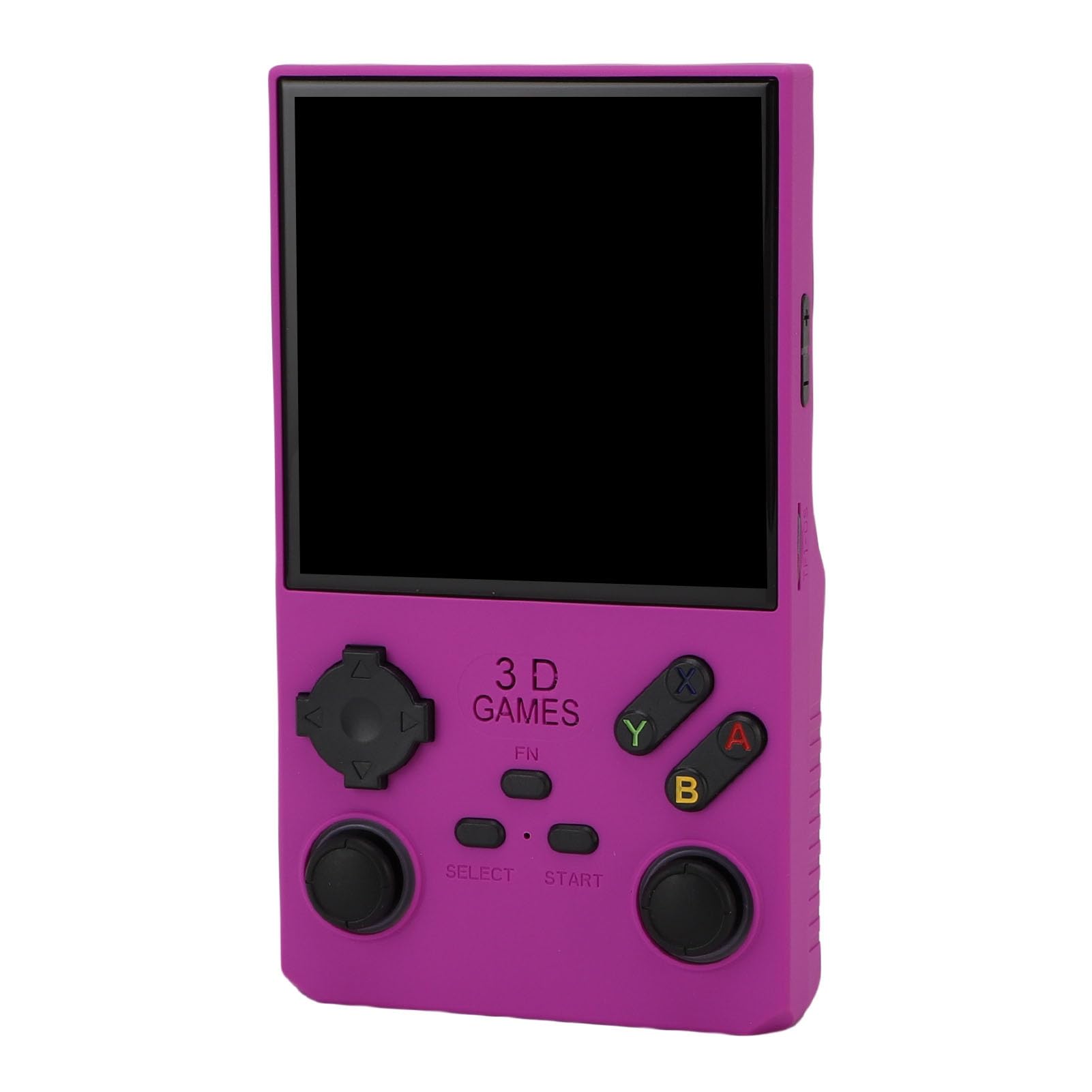 CCYLEZ Console di Gioco Portatile da 4 Pollici Console di Gioco retrò per Open Source Scheda di Memoria da 256 GB Schermo 720x720 Batteria da 4000 MAh Altoparlante da 8 W Portatile (PURPLE)