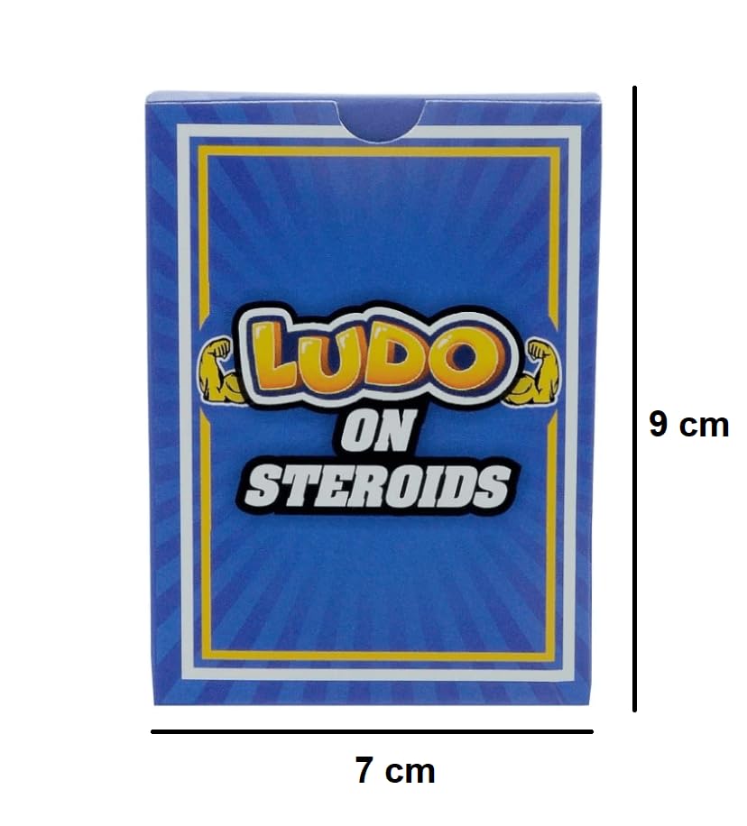 Image of Awestuffs Ludo on Steroids Party Card Game, Extension Pack, 48 Cards, for 2-4 Players, Ages 5+