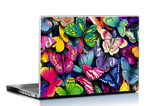 PIXELARTZ Laptop Skin - Colorful Butterflies - HD Quality-15.6 Inches - Multi-Colour (B0734TTSYH) Amazon Price History, Amazon Price Tracker