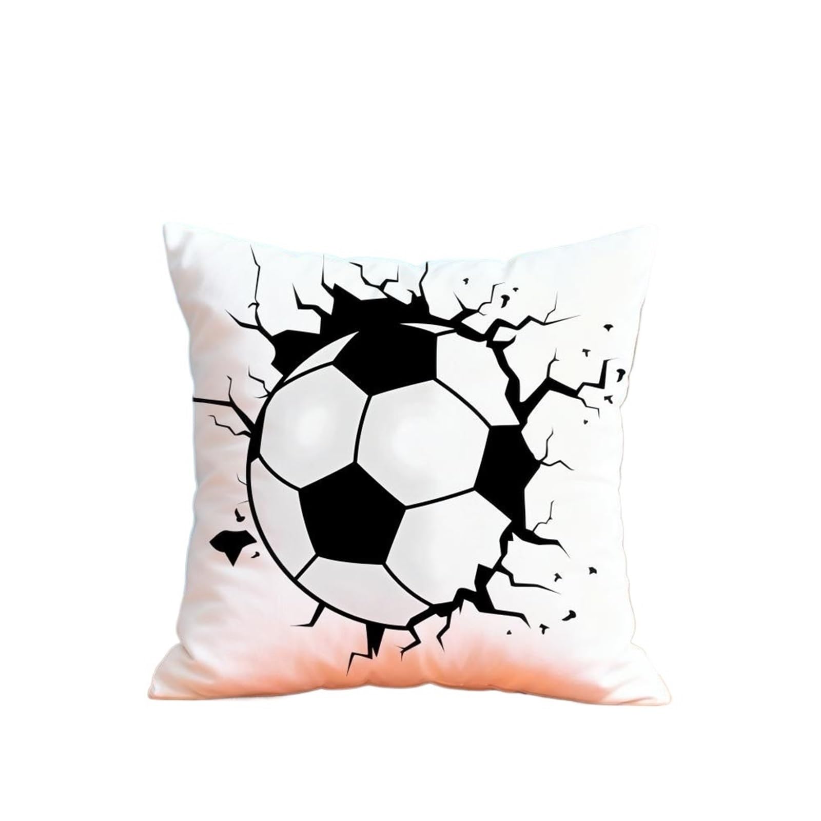 GIYXHU Football Pattern Cushion Soft Double-Sided Printed Sofa Warm Home Pillow for Sofa(Color2)