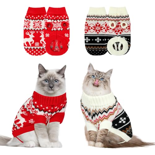 Pull de Noël pour chat et chiot en tricot souple, le cadeau idéal pour vos animaux - 2