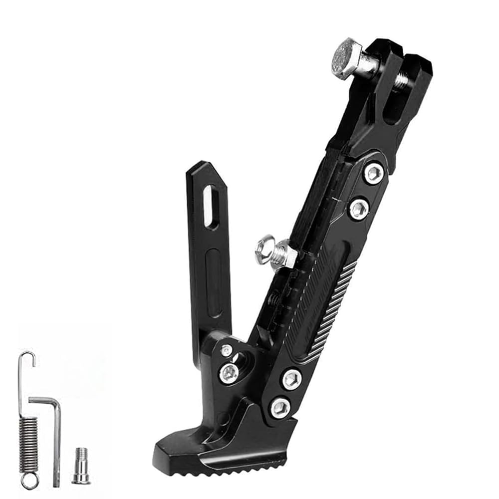 EOYLBFWH Motorcycle Kickstand for Suzuki SV650 SV 650, Adjustable kickstand Motorbike parking support stand Motorcycle modification accessories,C-normal