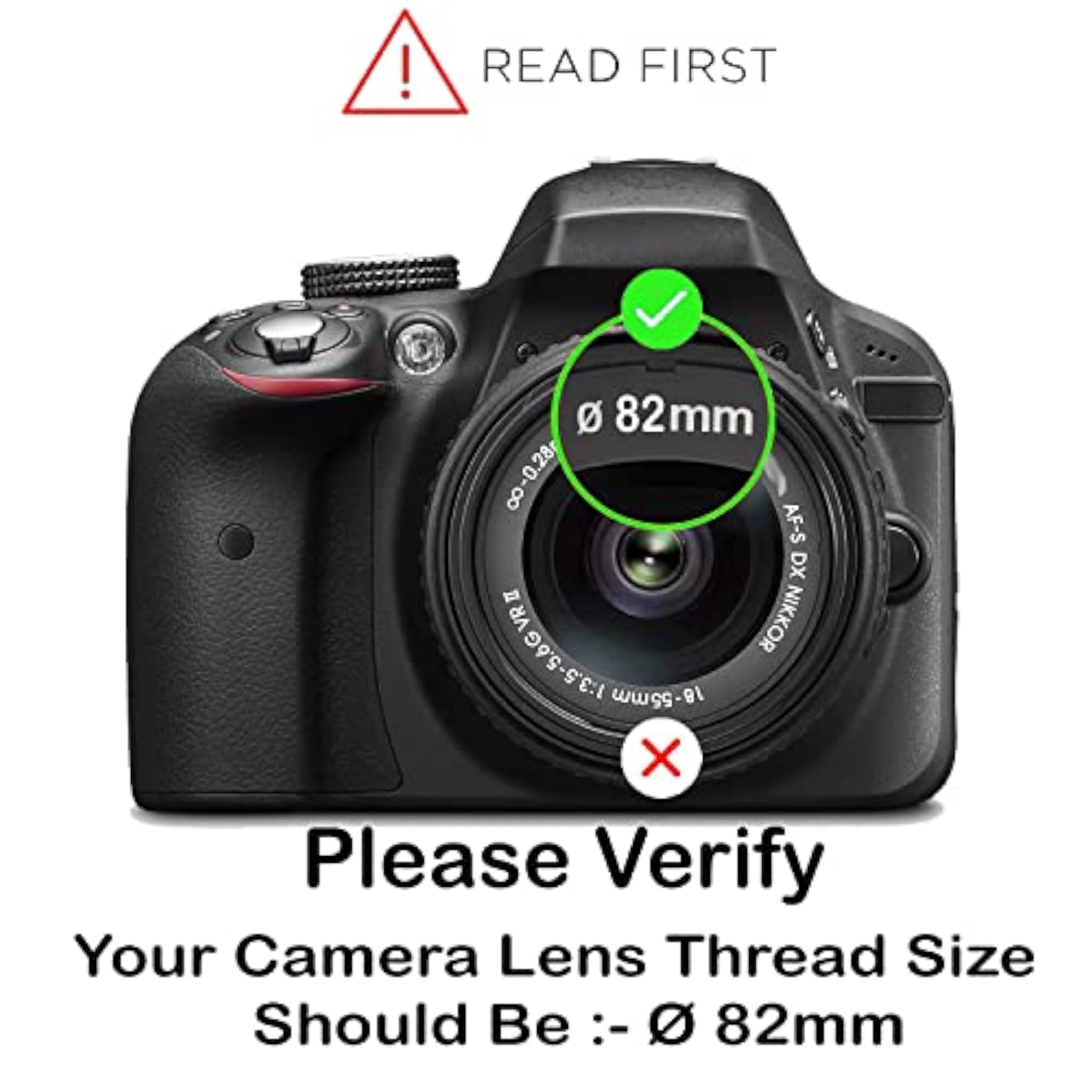 82-86mm Step Up Lens Filter Adapter Ring