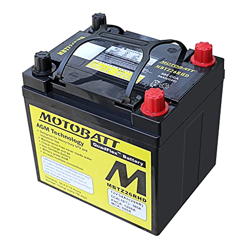 MOTOBATT MBTZ26RHD AGM Battery