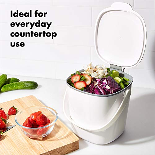Miniatura 3 de Oxo Cubo Para Compost, White Grey, 2.8 L