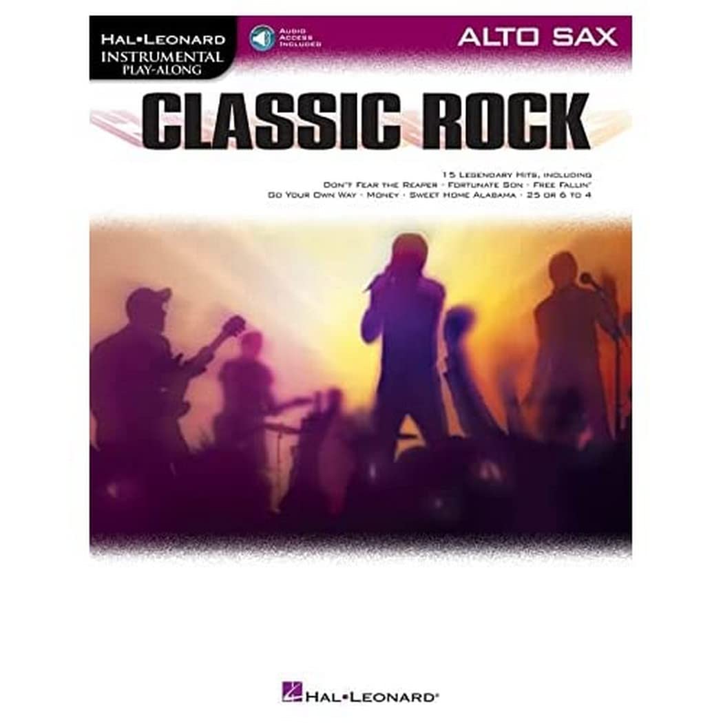 Classic Rock Instrumental Play-Along for Alto Sax