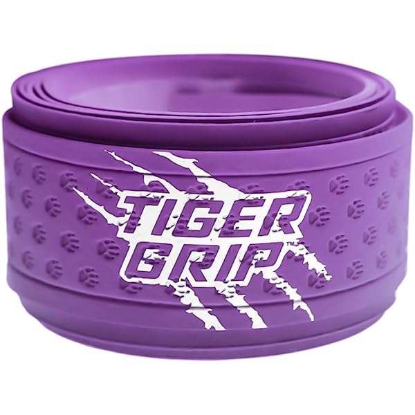 Tiger Grip Bat Wrap/Bat Tape for Baseball and Softball - 1.1mm - Purple