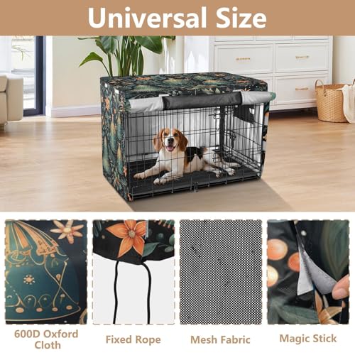 Housse de cage chien imperméable et résistante aux intempéries