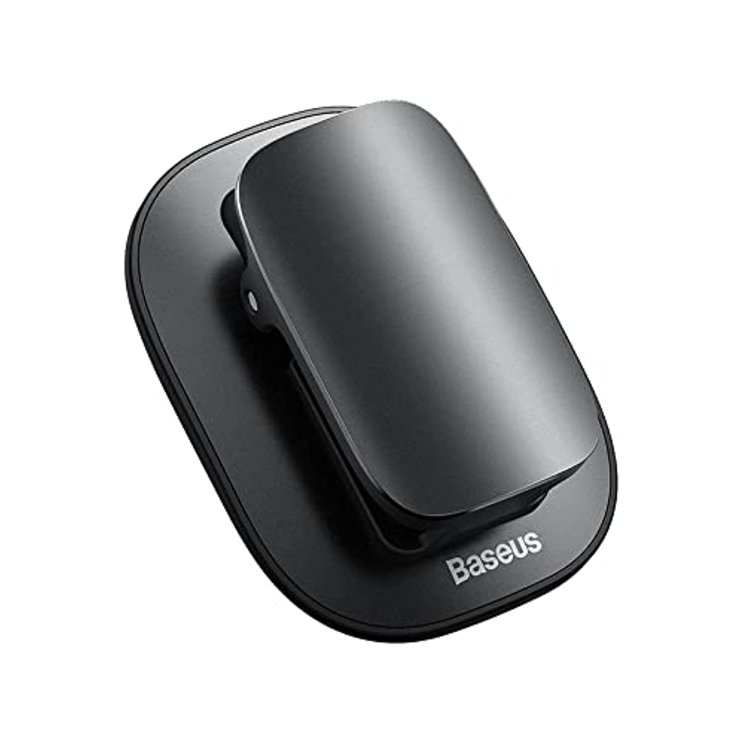 Baseus Car Sun Visor Sunglasses Spectacles Clip Holder Mount Eyeglasses Ticket Card and Eyewear Hanger (Black)