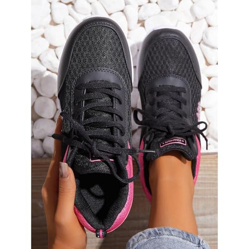 Bowling Shoes Women Orthopedic Bowling Shoes Breathable Lightweight Sneakers Comfortable Soft Soles Mesh Athletic Slip on Sneakers4