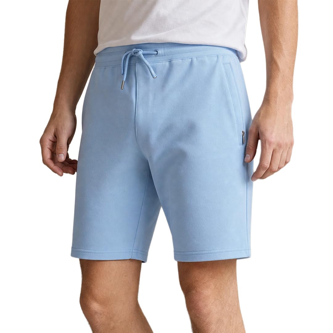nobero Zip Pocket Regular Fit Shorts for Men | Cotton French Terry Fabric |-picture-30