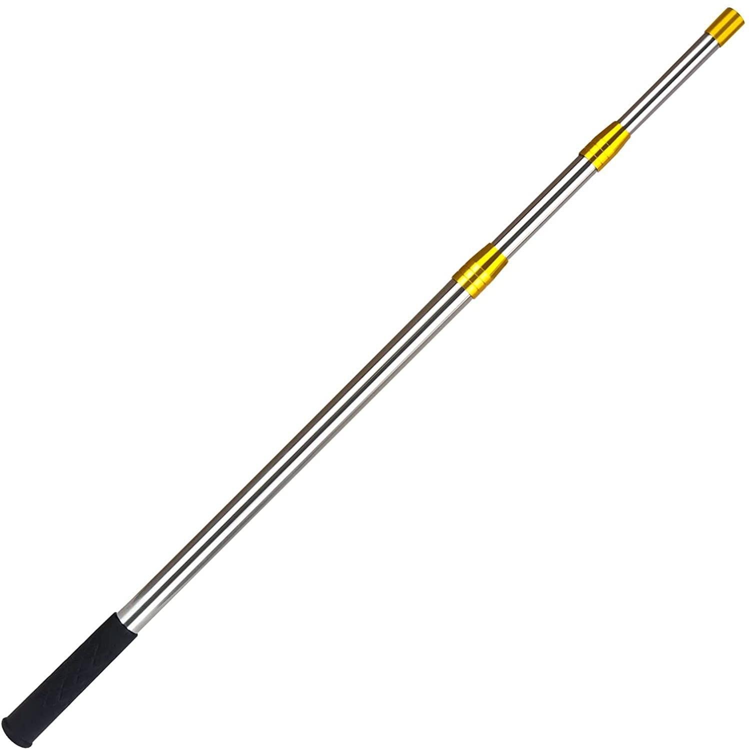 4.2ft-6.2-Foot Retractable rods, Available in 3 Sizes for harpoons, nets, Hunting and Other uses