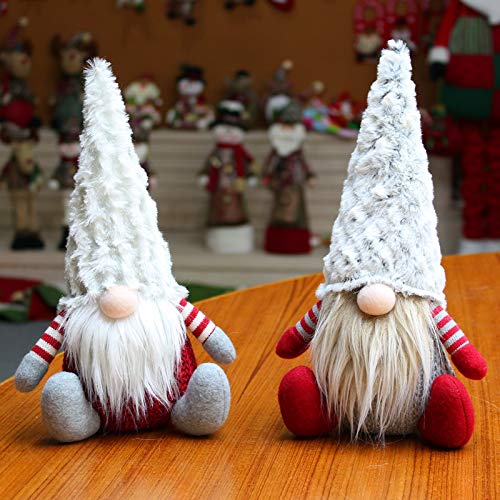 JorunbChristmas Gnome Plush Doll Christmas Tabletop Decoration Light Up Gnome Elf Plush Doll Birthday Present Home Holiday Decoration Christmas Home Decor Christmas Decorations for Home (new, 26cm)