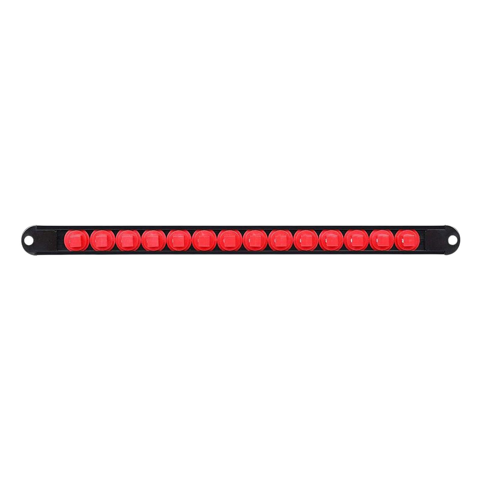 Ekoama 360 Degree Rotation Socket Organization 1/4 3/8 1/2inch Socket Clip Holder Sliding Stand Sleeve Rack