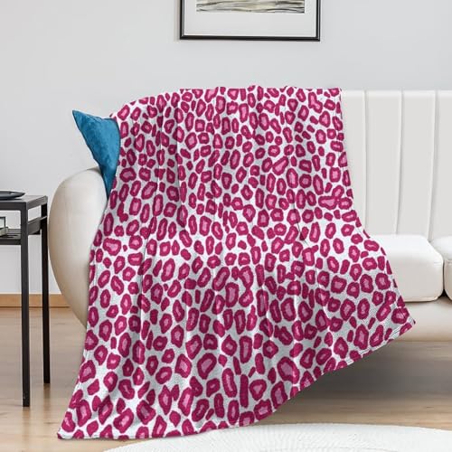 Couverture léopard contre le froid pour canapé et lit - 8