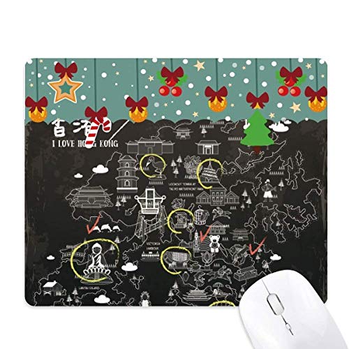 Alfombrilla de ratón de Hong Kong ideal para juegos de oficina y ordenador