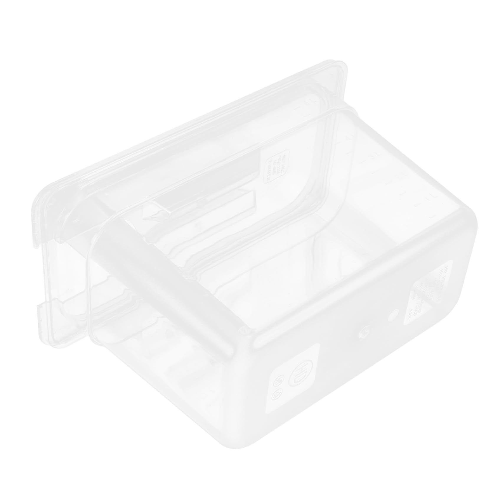 Hemobllo 1Pc Transparent Slow Cooker Container for Sous Vide Cooking for Simple Storage Minimum Water Evaporation for Long Cooking and Design