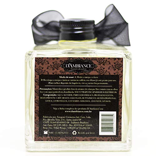 Difusor de Essência Premium, Bordeaux, 350ml, D'Ambiance