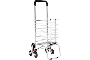 Stair Cart Climber for Groceries: Panana Shopping Truck Folding Cart