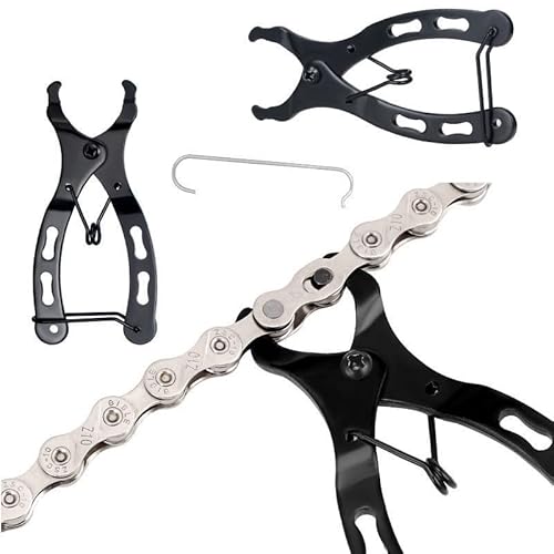 Ximimark 2 Pcs Mini Chain Quick Link Tool Bicycle Chains Link Plier Mountain Bike Chain Clamp Magic Buckle Removal Installation Hand Tools #TOP2