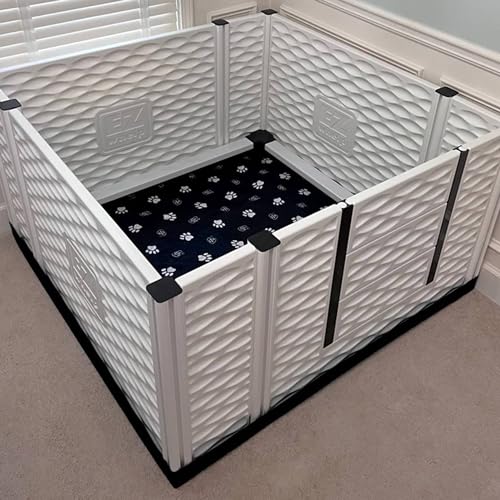 Image of EZwhelp EZclassic Dog Whelping Box - Washable Pee Pad, Large 48 inchx48 inchx28 inch