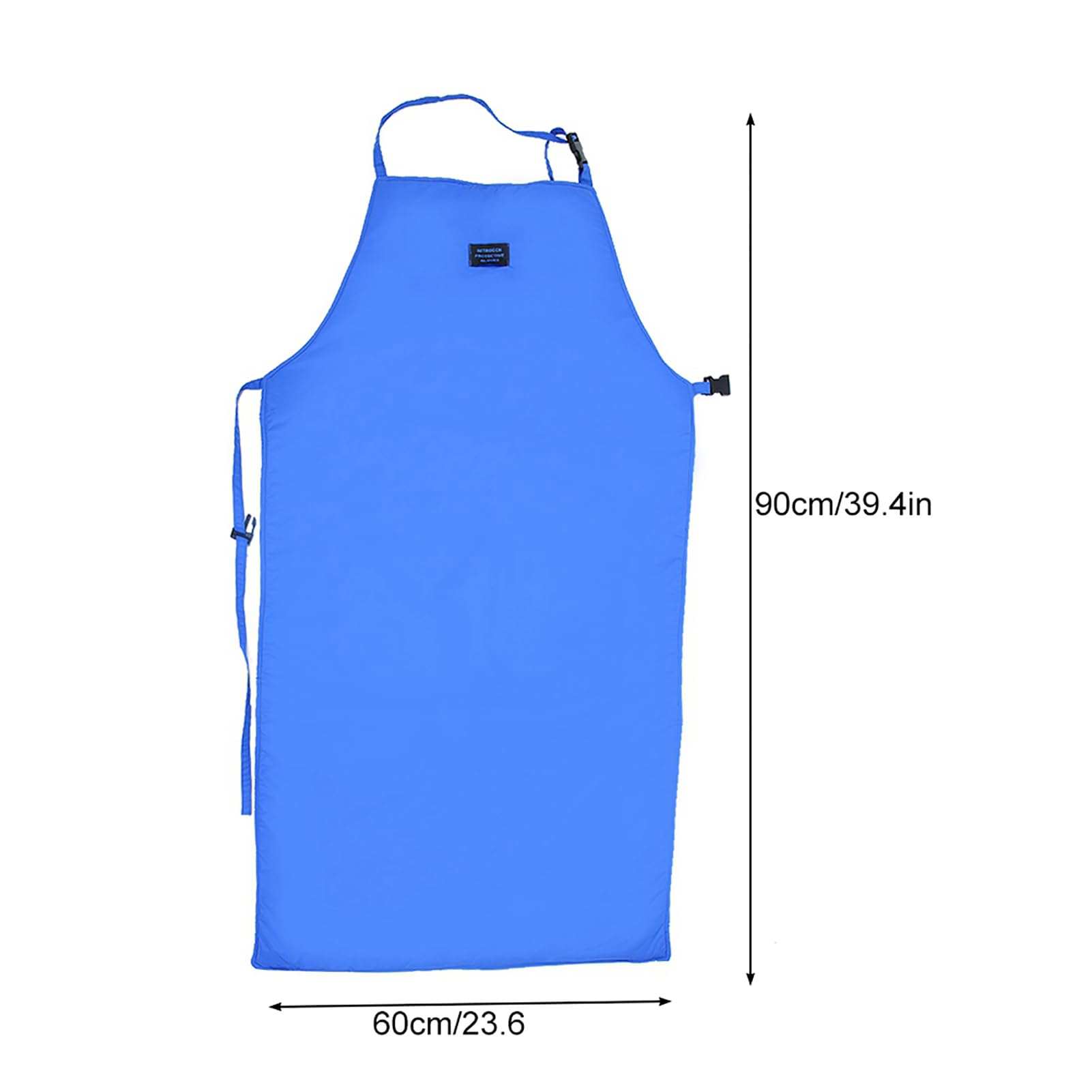 Tablier De Sécurité CryO Tablier Cryogénique à Ultra Basse Température Tablier De Protection à L'azote Équipement De Sécurité Cryogénique Pour Chambre Froide(90CM-bleu)