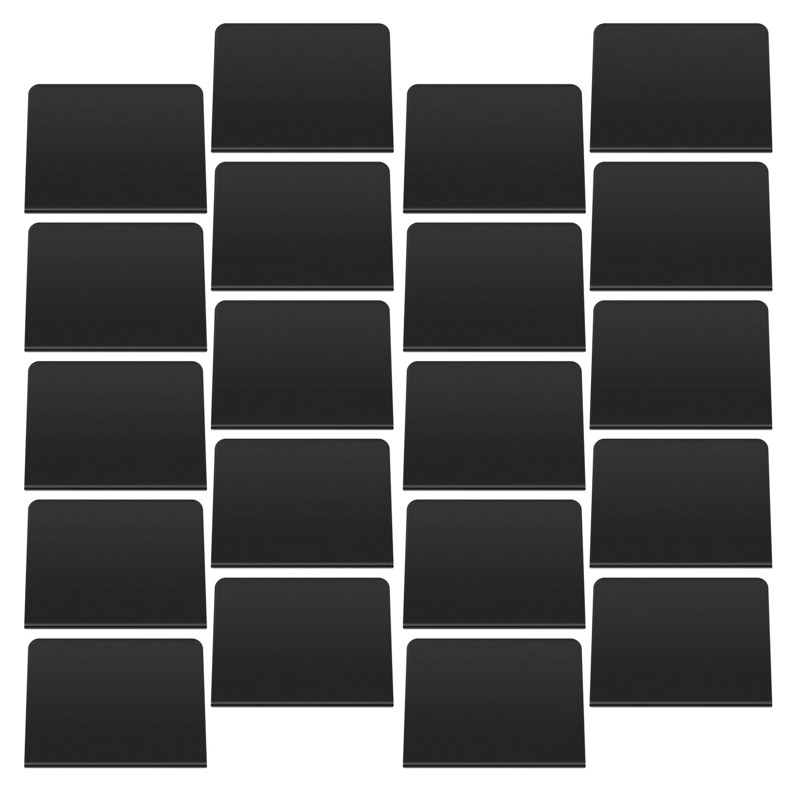 Mini ardoise noire effaçable pour identifier les plats de buffet de fête - 8