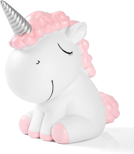 LANKIN Unicorn Money BankLovely Memento Money Box Artwork Piggy Bank Best Gift for  Suitable for Girls Boys Home Decoration Study Decoration Pink