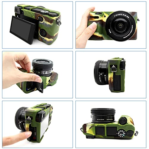 Funda de silicona Easy Hood para Sony Alpha A6100 A6300 A6400 miniatura 7