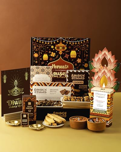 Image of Hyperfoods Diwali Gifts for Family and Friends Gift Hamper Diwali Gifts for Employees Corporate Gifts for Employees Gift Hamper Box Cookies Gift Hampers Chocolate Gift Hampers Corporate Gift