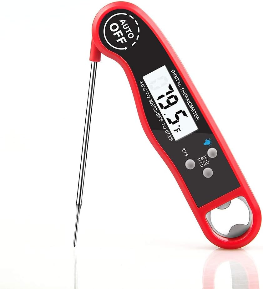 Meat Thermometer Digital Instant Read Kitchen Cooking Food Candy Thermometer for Oil Deep Fry BBQ Grill Smoker